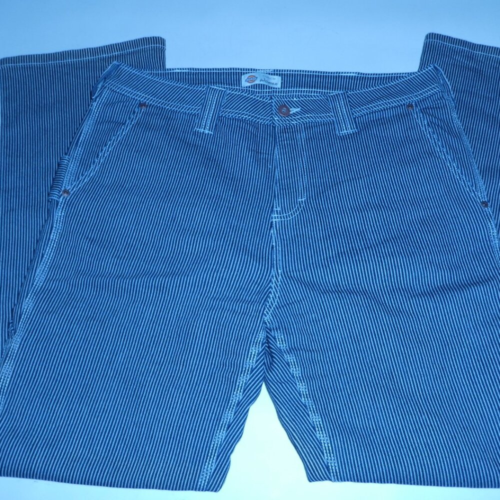 Dickies FLEX Relaxed Fit Hickory Stripe Carpenter PantsNWOT